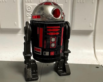 Star Wars Kenner Style Custom R2 Figure - Black and Red