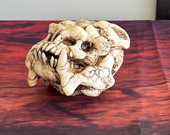 Rancor Skull Sculpture