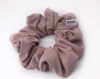 Mauve Scrunchie, Hair Scrunchie, Hair Elastic, Hair Tie, Hair Accessory, Soft Elastic, Bun Wrap, Ponytail Holder