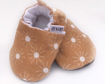 Sun Baby Moccasins: Soft Soled Vegan Booties