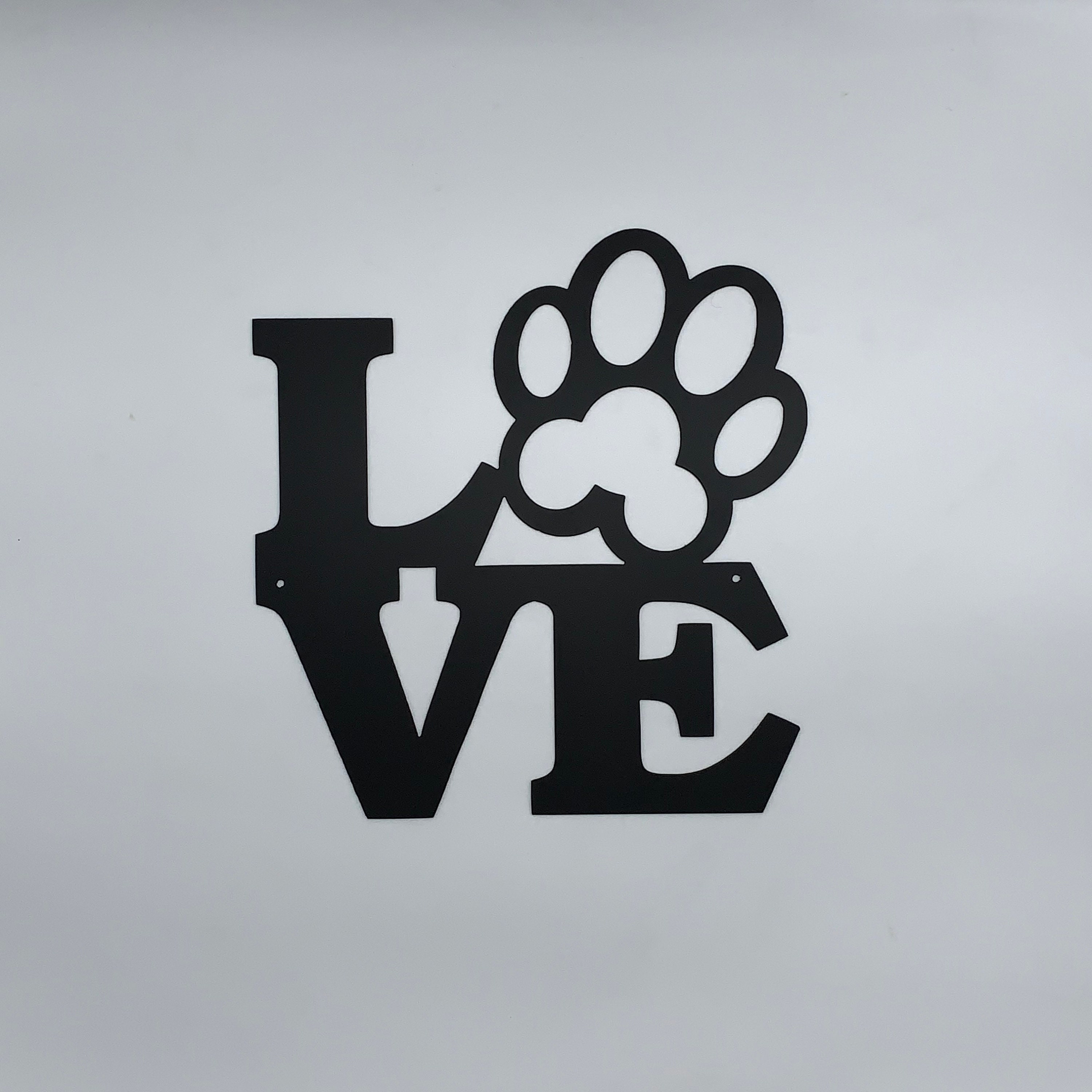 Dog Lovers Sign Dog Love Sign Animal Lover Sign Etsy