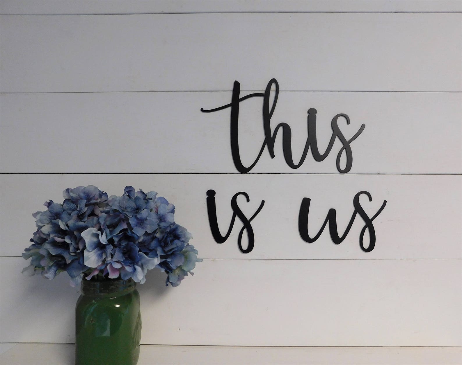This is Us Sign Metal This is Us Sign Rustic Word Art Sign Etsy