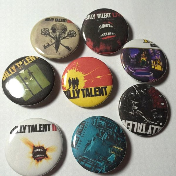 Billy Talent [TOUS LES ALBUMS] - 1.25" Pinback Buttons