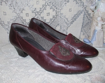 80s heeled loafers | Etsy België