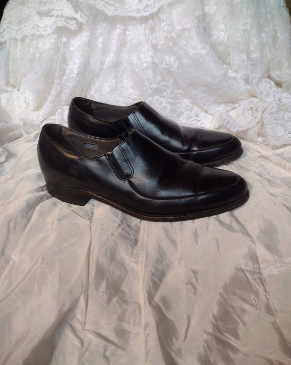 Florsheim Black Leather Dress Shoes Pointed Toe S… - image 4