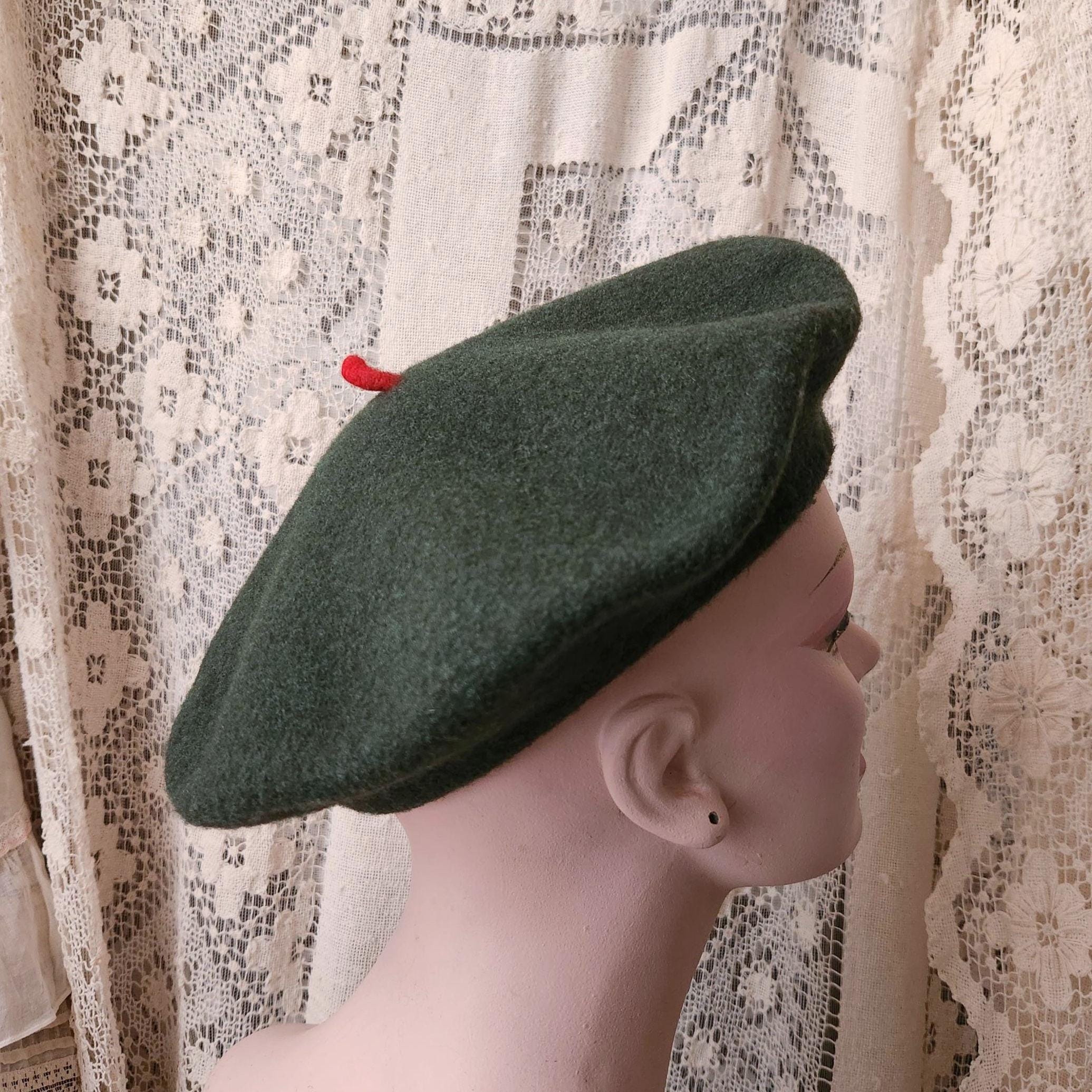 Olive Green Beret - Etsy