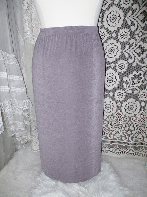 1X 90s Muted Greyish Purple Skirt by Bentley Plus… - image 7