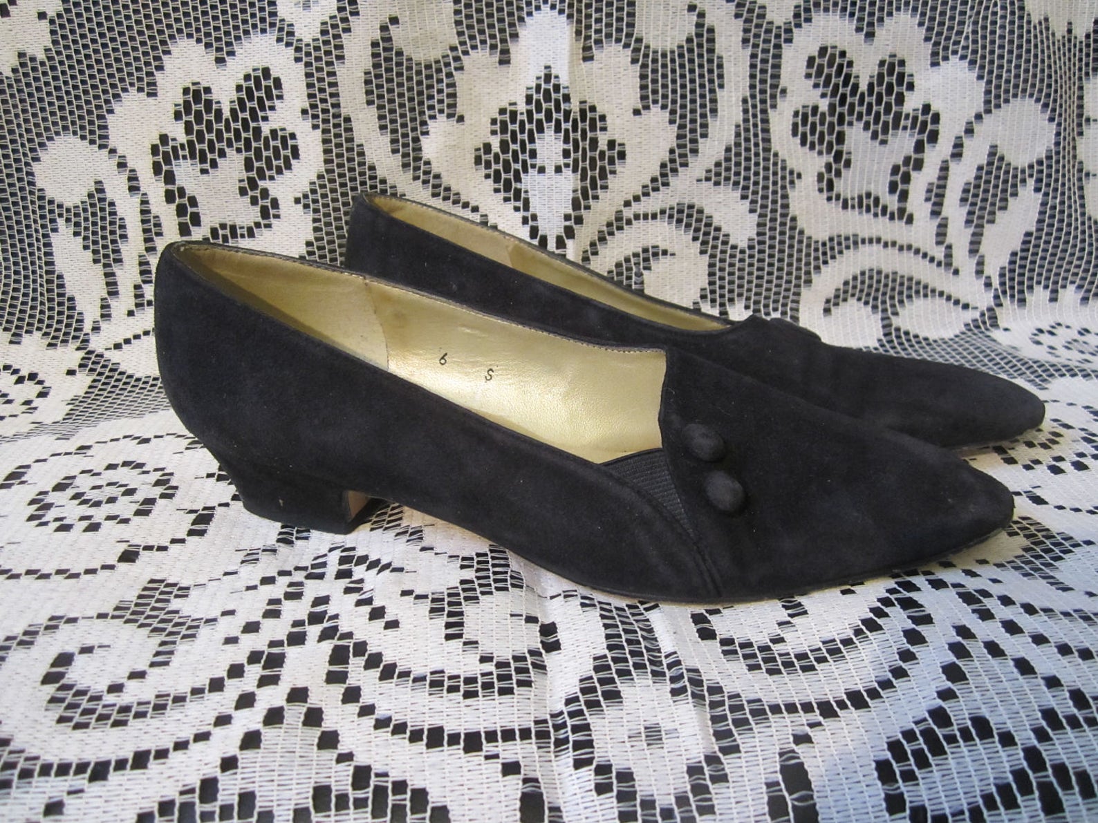 goth ballet flats