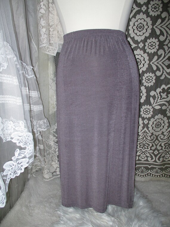 1X 90s Muted Greyish Purple Skirt by Bentley Plus… - image 3