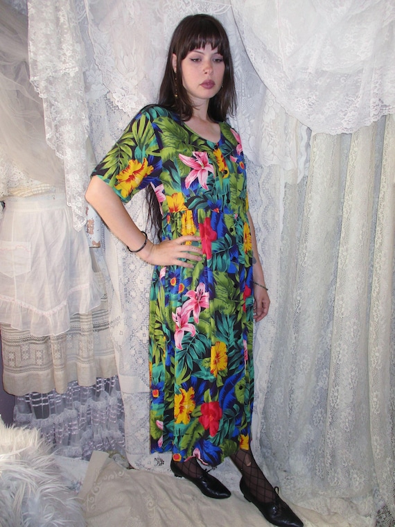 knee length dresses for ladies Baltic Born Womens Ardley Maxi Dress | Black Multi Floral main image 1