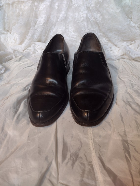 Florsheim Black Leather Dress Shoes Pointed Toe S… - image 5