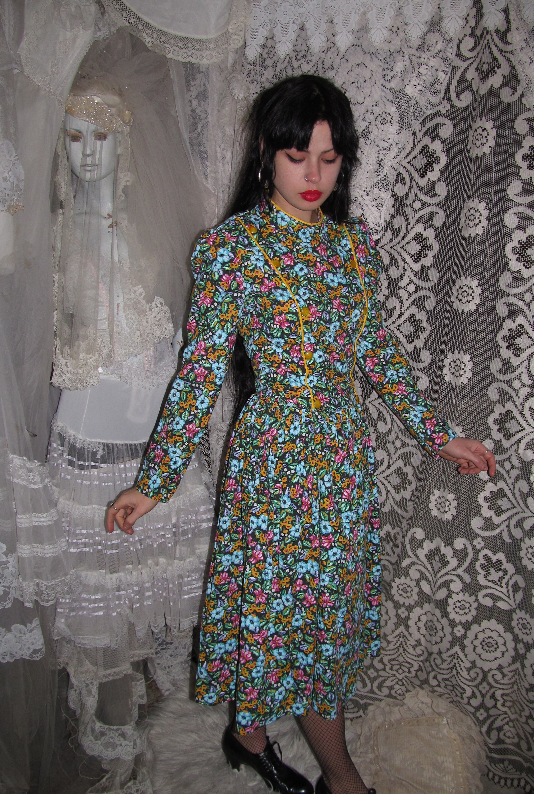 AMERI VINTAGE♡COMFY PILE DRESS ameri VINTAGE⭐︎COMFY PILE DRESS