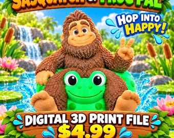Sasquatch and Frog Pal