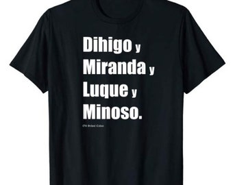 Old School Cuban Baseball Legends Minimalist T/Shirt Available for Men and Women Made in the USA