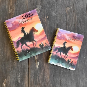 2025 Planner, Western Planner, Christian planner, Cowgirl Planner, Daily Planner, Faith-Based Planner, Inspirational Planner for 2025