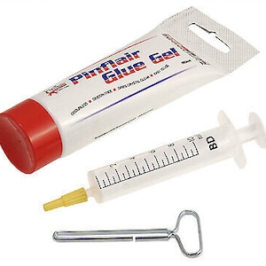 Pinflair Gel Kleber Kit/Gel Glue Spritze/Gel Glue feine Spritzen/Düsenspritzen