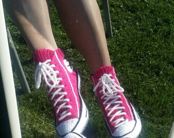 slippers that look like converse shoes
