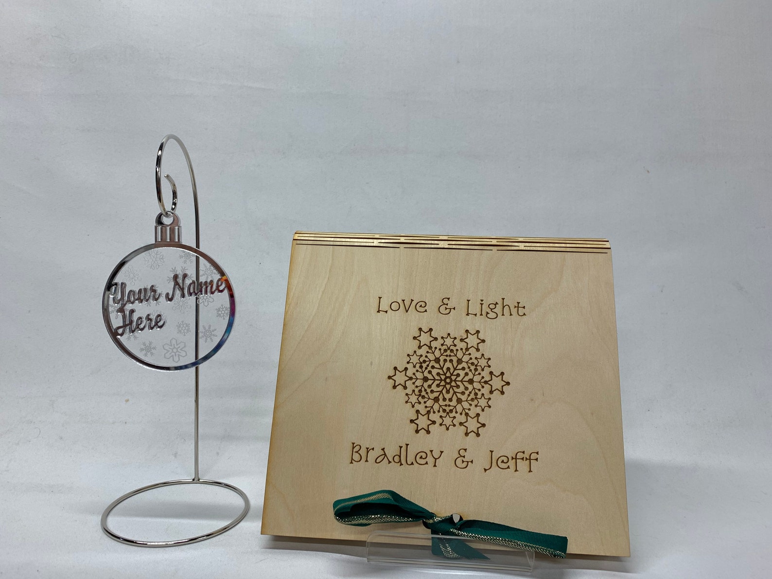 Personalized Ornament Holder Box with up to 9 Ornaments | Etsy