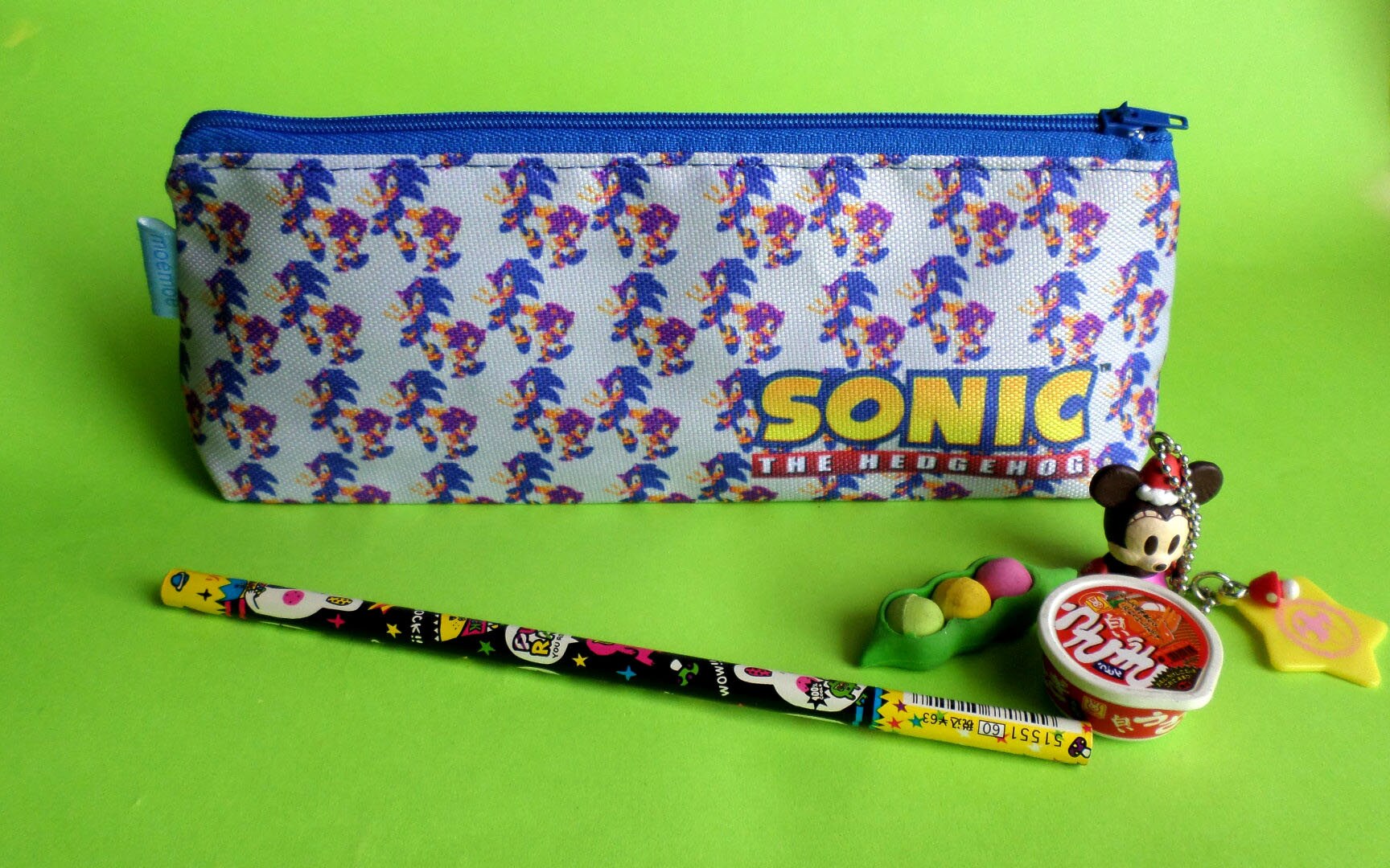 Sonic the Hedgehog Pencil Case Zipper Pouch Bag Pen Box School Etsy