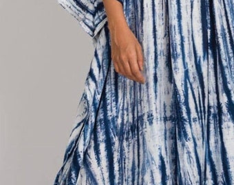 Full length sustainable material kaftans great for beach, relaxing FREE DELIVERY