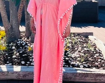 LIMITED edition: full length lurex kaftans great for beach, relaxing or home entertaining FREE DELIVERY