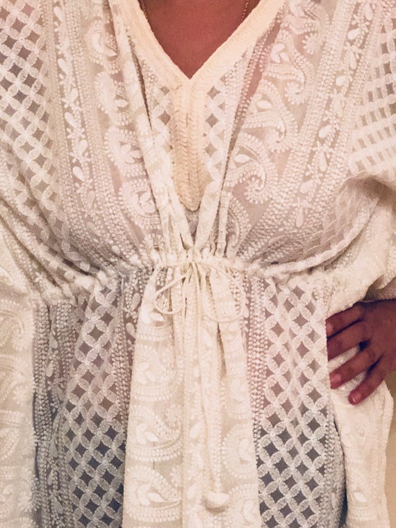 white kaftan dress uk