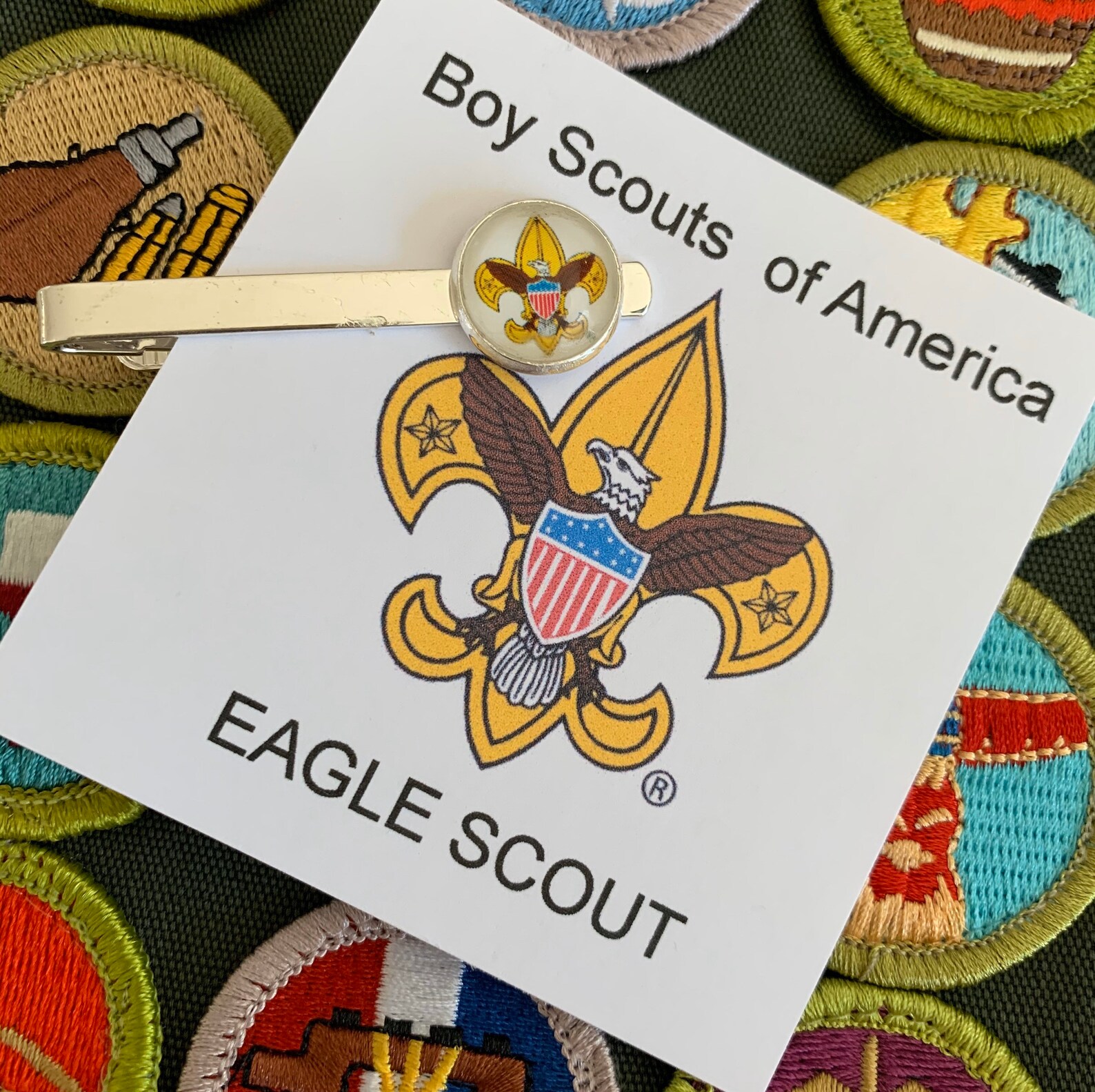 Boy Scouts of America EAGLE SCOUT Tie Clip Etsy