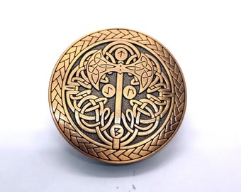DND BARBARIAN PIN, Dungeons and Dragons karakter emaille pin D20 rpg