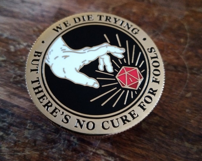Dungeons and Dragons Challenge Coin Tymora's LUCKY COIN D2- Lady Luck ...