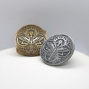 DND CLERIC COIN, large Dungeons and dragons charachter coin D20 rpg