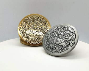 MONEDA DE MAGO DND, moneda grande de personaje de Dungeons and Dragons D20 juego de rol