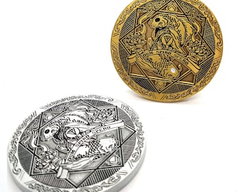 PISCES ZODIAC PIN -  pisces zodiac inspired enamel pin.