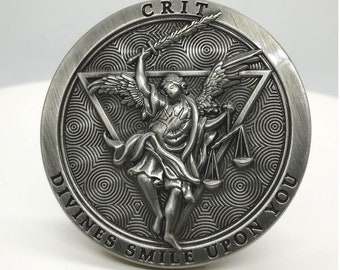 crit/fail Münze Schatz Münze Dungeons and Dragons - RPG Narritve Coins