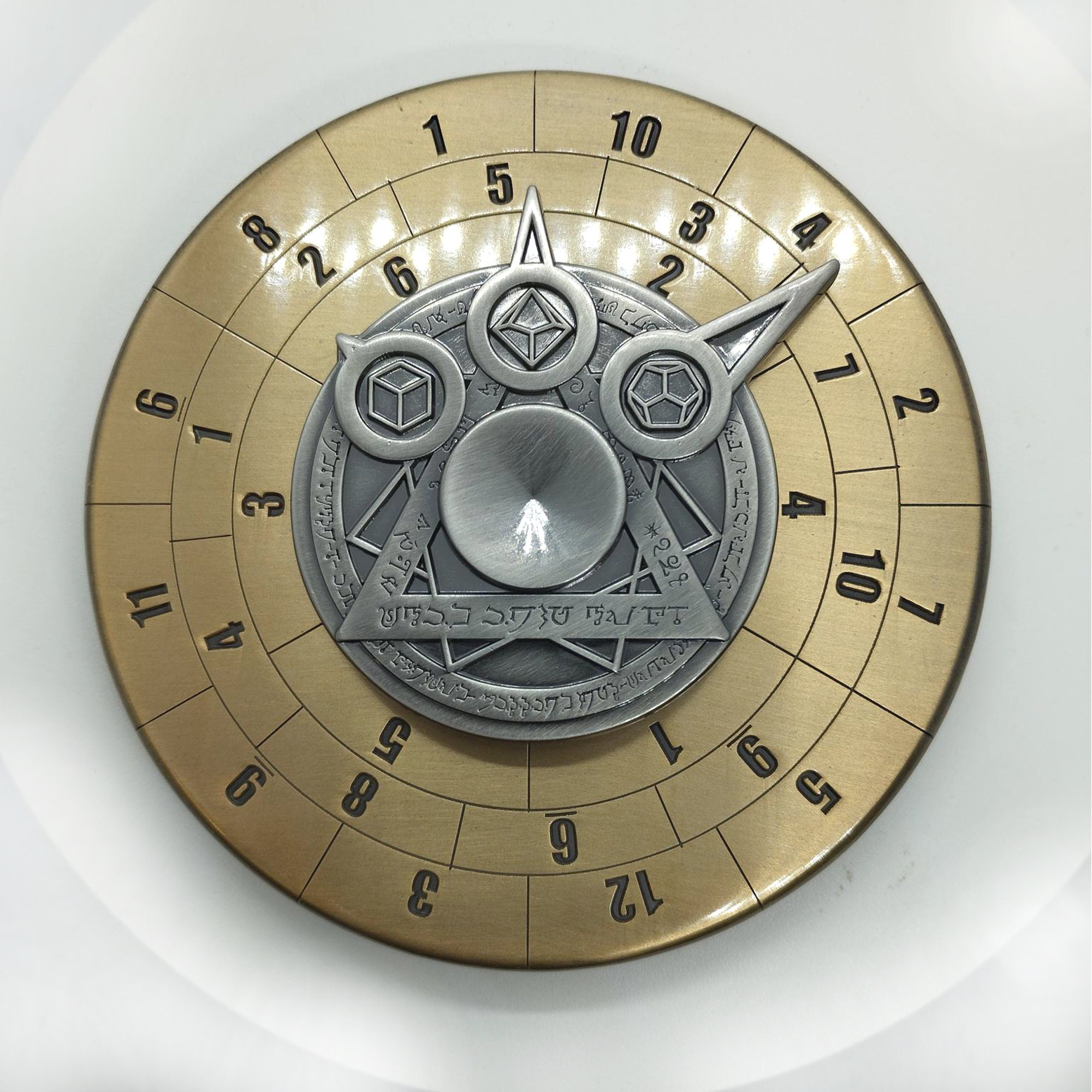 Magi 7 in 1 spinning dice coin - rpg dice spinner