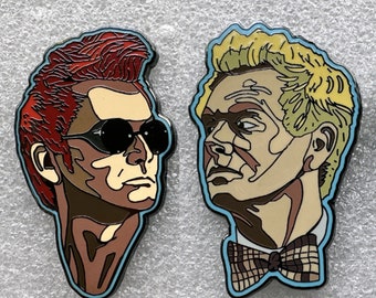 GOOD OMENS - unbeschreibliches Crowley und Aziraphale Pin Set