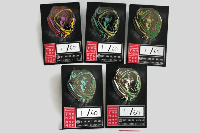 ALIEN RIPLEY PIN, ripley alien horror sci fi hard enamel pin