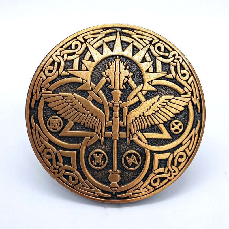 DND CLERIC PIN Dungeons and dragons charachter enamel pin D20 rpg