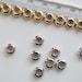 4 pc. Chain Stopper, Grip Slide Holder, Silicone Grip Slider Bead, Necklace Length Controller, Original Rhodium/16k Gold Plated
