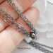 2 Meters, Black Cable Chain 235SF, Gunmetal Finished Brass Chain, Basic Fashion Jewelry Chain, Quality Chain