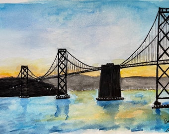 San Francisco Bay Bridge fine art print