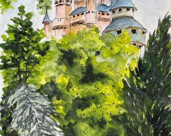 Pathway in the Magic Kingdom fine art print from original painting