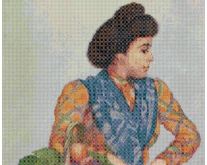 A Fruit Seller in Naples (REF:408)