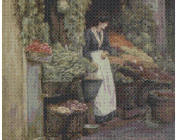 A Fruit Stall in Venice (REF:409)