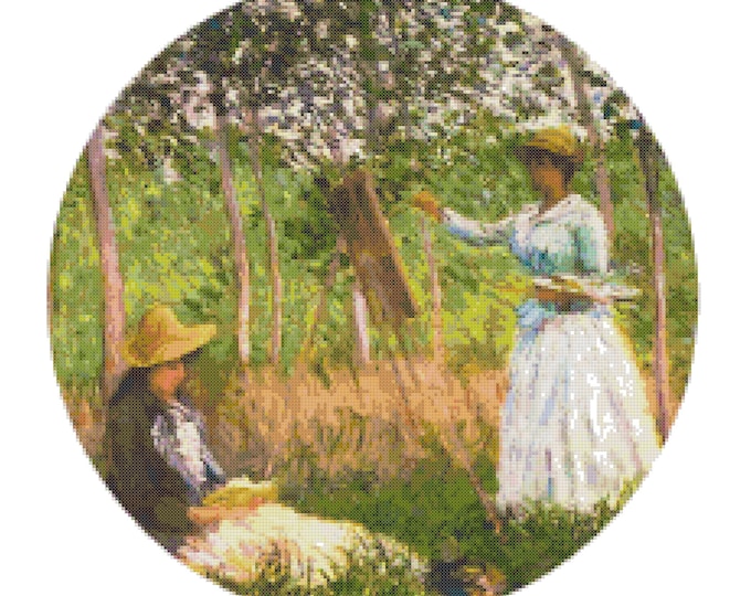 Monet, Claude - In the woods at Giverny 1887