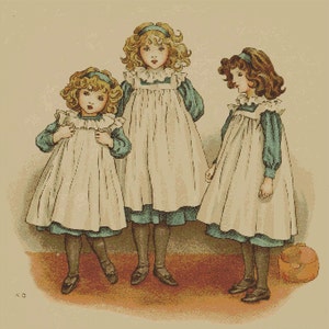 Vintage People PDF Cross Stitch Charts- (Ref-057) We Didn&#39;t do it
