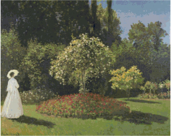 Monet, Claude - JM Lecadre in Garden