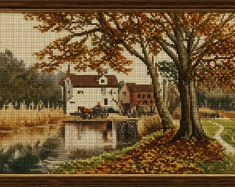 Essex Baddow Road Mill Cross Stitch Pattern PDF Instant Download