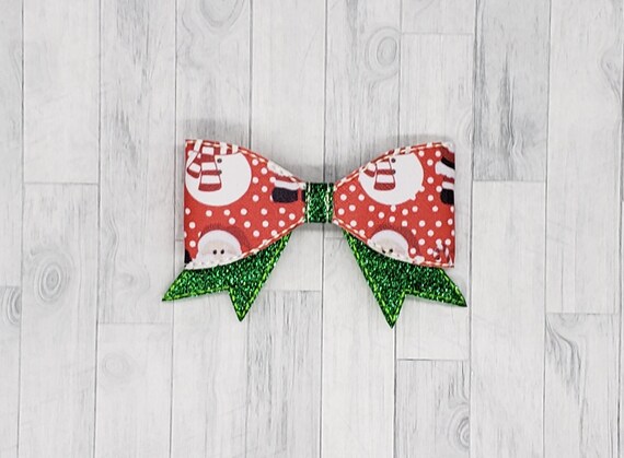 Christmas Santa Hair Bow Hair Accessories Girls Bows Etsy