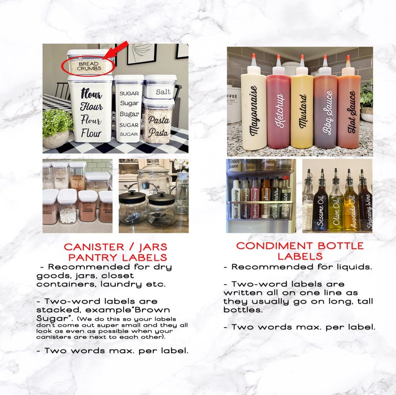 Dressing Labels Condiment Labels Oil Bottle Labels Bottle Etsy