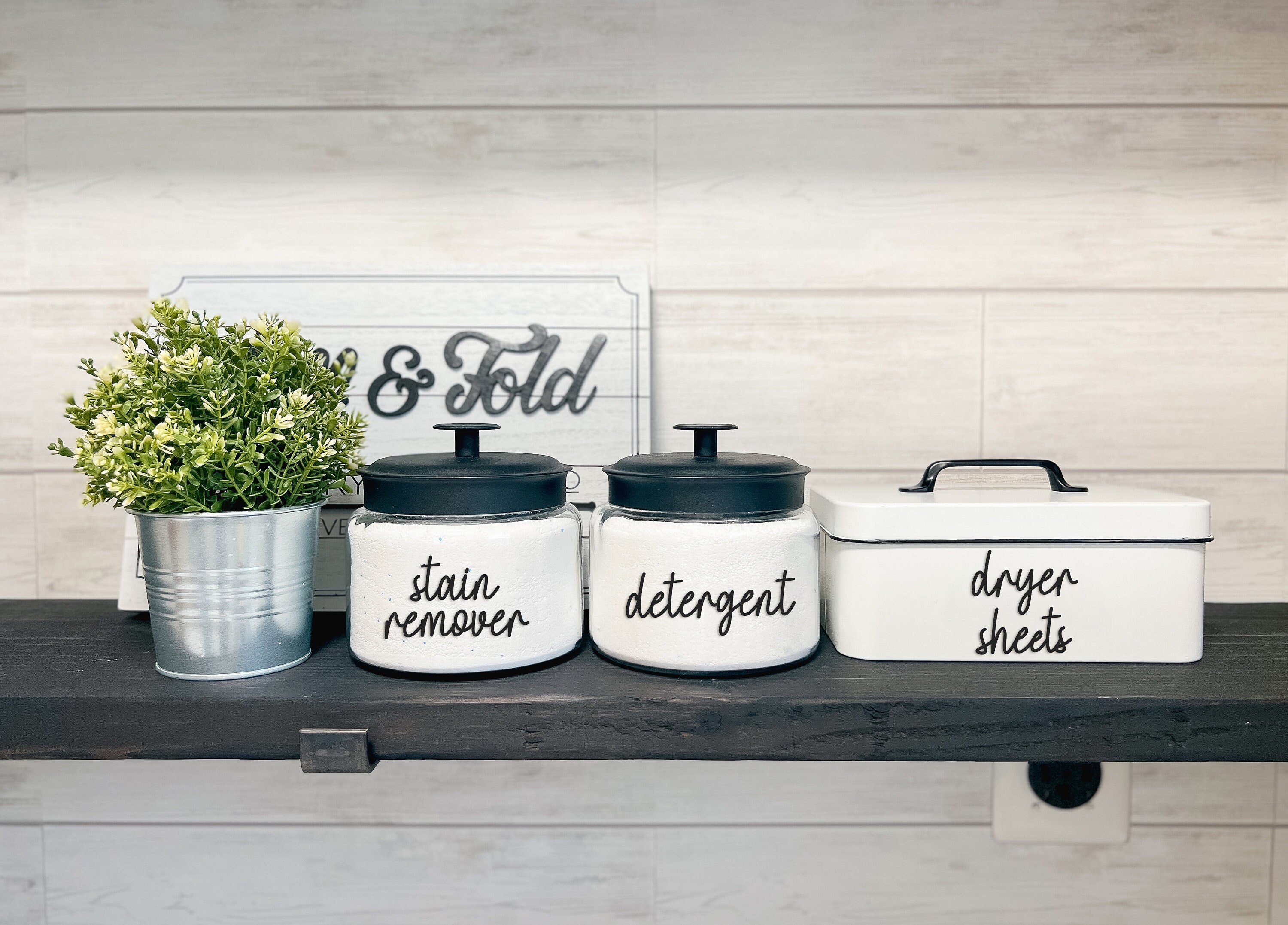 Laundry Room Organization Labels - Over The Big Moon